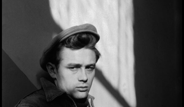 USA. Indiana. Fairmount. 1955. James DEAN, US Actor returned to Fairmount where he spent his youth, and visited his old school,the Fairmount High School