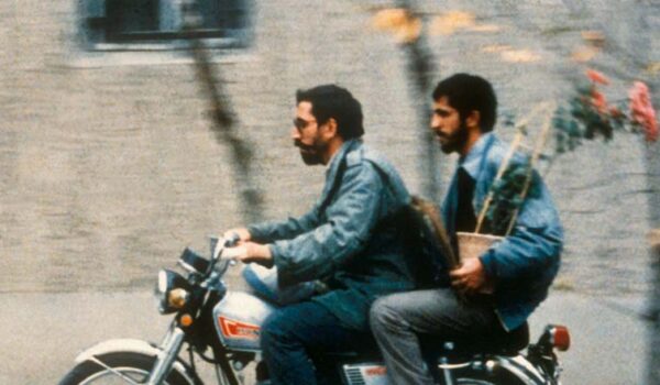 Mohsen Makhmalbaf and Hossein Sabzian in Abbas Kiarostami's CLOSE-UP (1990). Courtesy Janus Films. Playing 3/26-4/1.